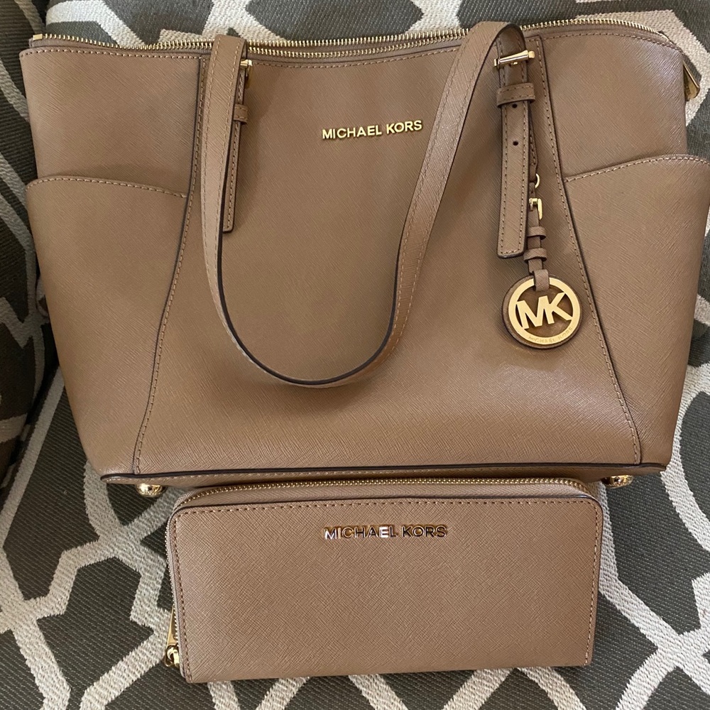 Michael Kors purse with wallet